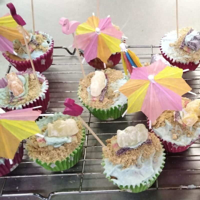 Seaside cupcakes