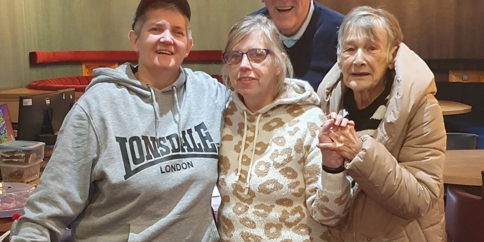 Christine with friends