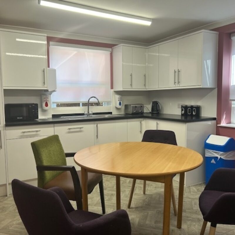 Staff Room Bluebell House seating area