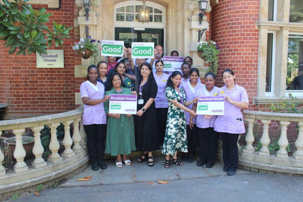 Bluebell House Team Photo CQC Good