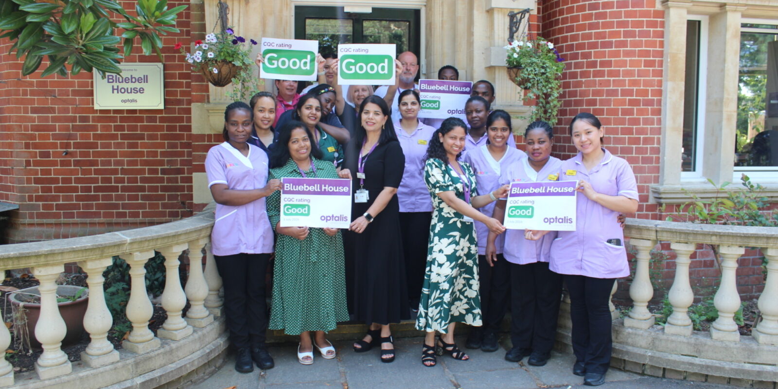 Bluebell House Team Photo CQC Good