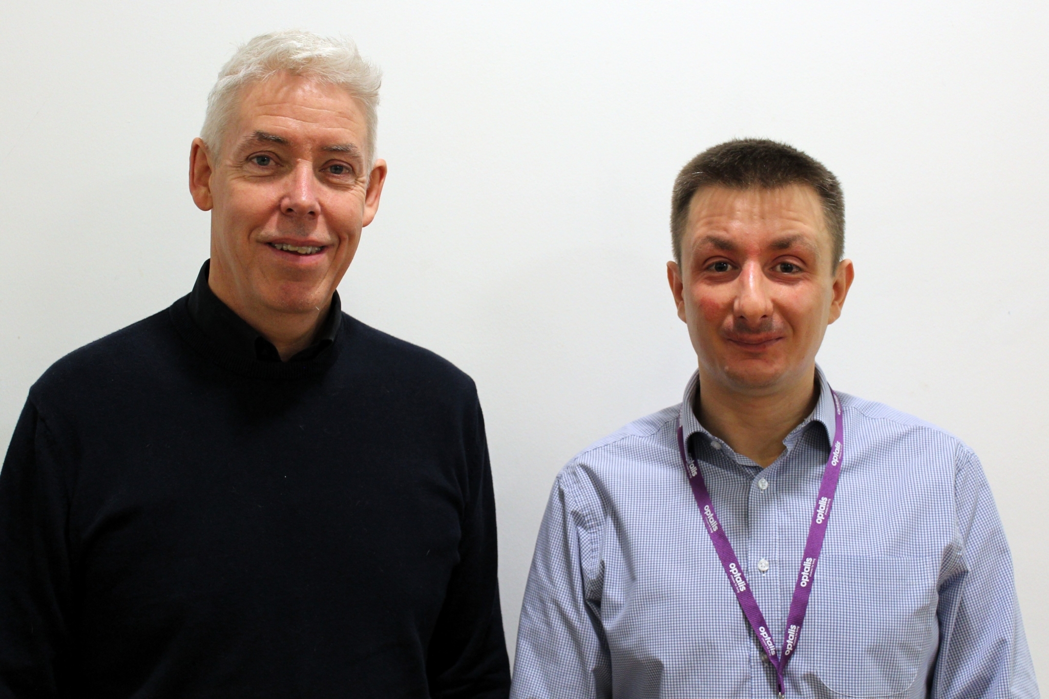 Patrick on the left and Chris on the right