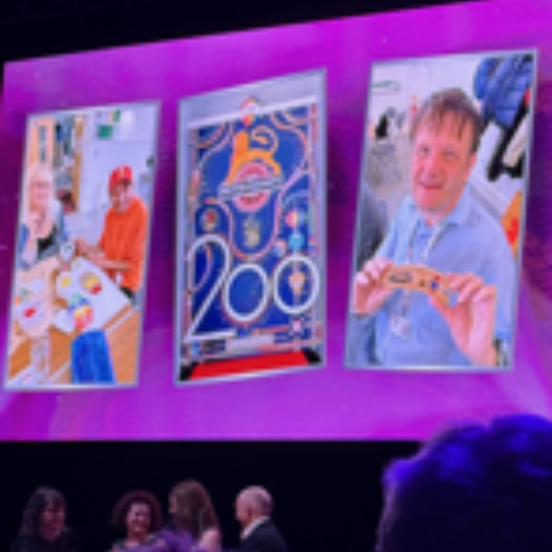 Artwork award presentation