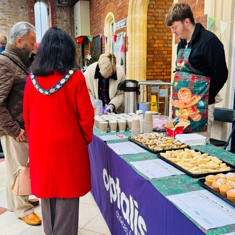 Ability catering food on display
